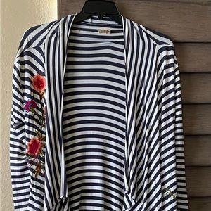 Caite Embroidered Cardigan